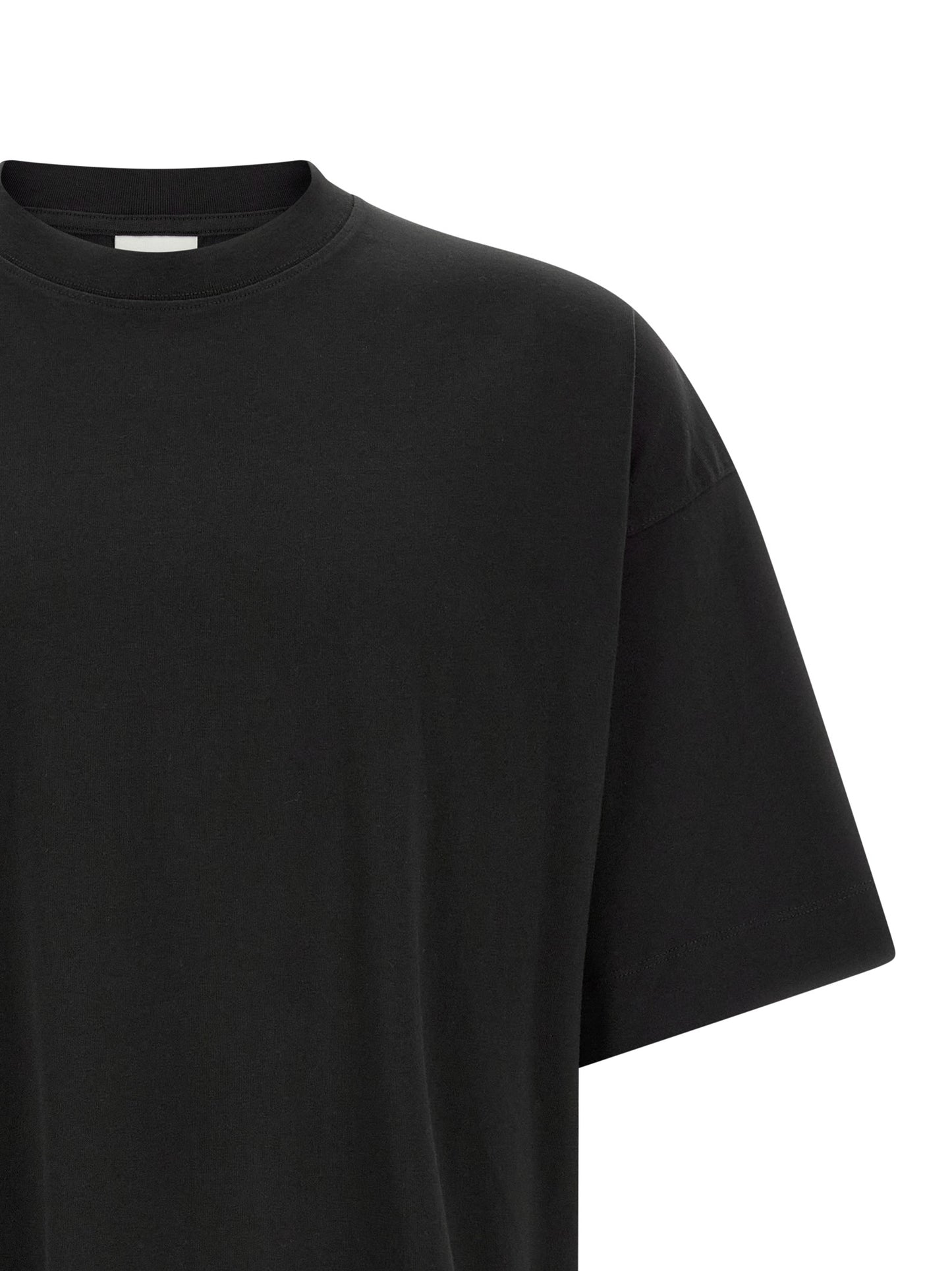 Dries Van Noten Black Cotton T-Shirt