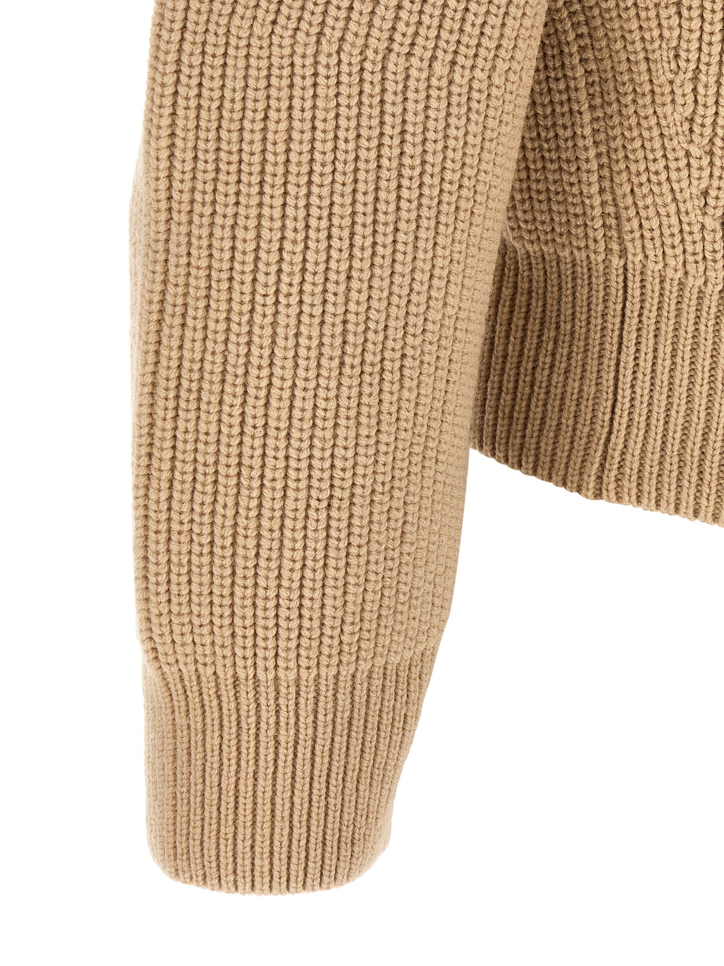 Dries Van Noten Beige Wool Cardigan