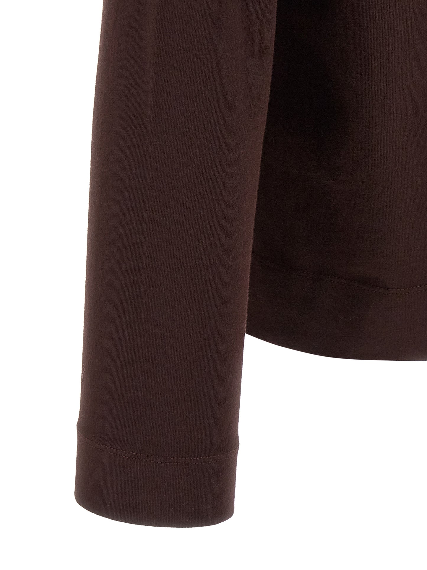 Dries Van Noten Bordeaux Cotton T-Shirt