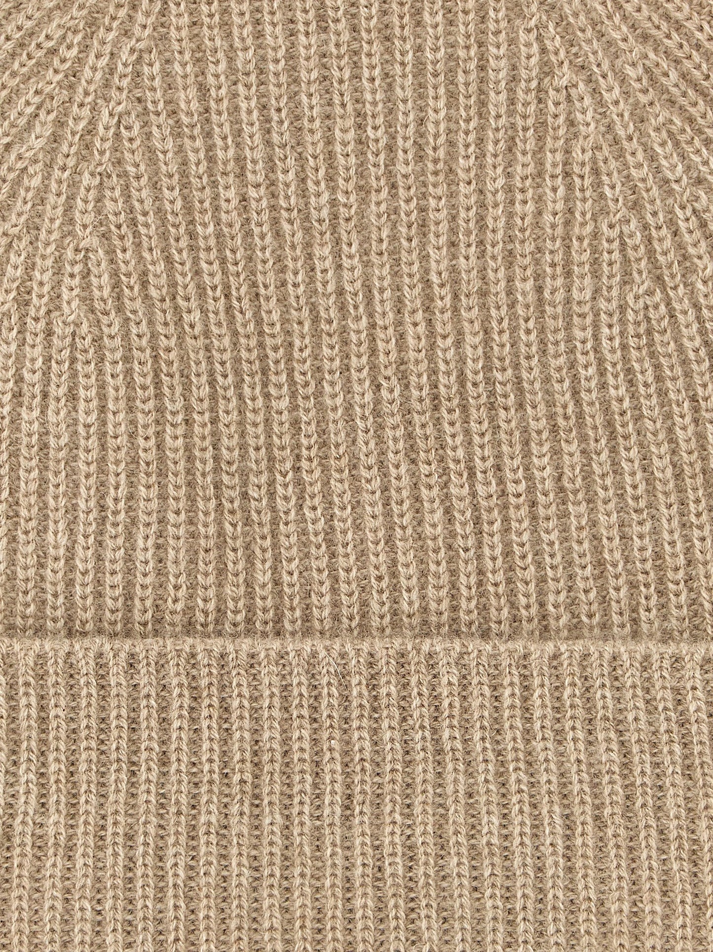 Ballantyne Beige Cashmere Beanie