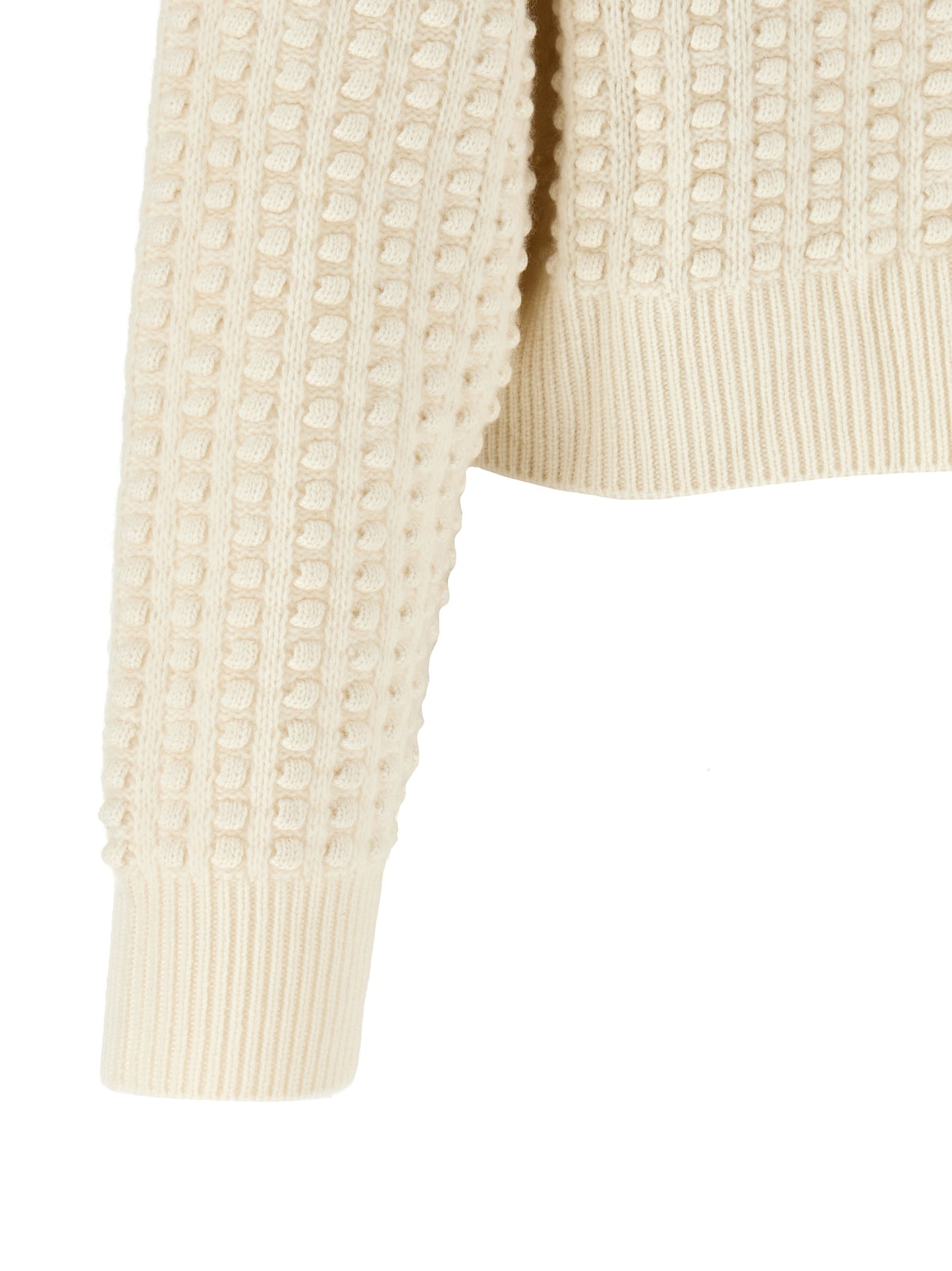 Loulou De Saison White Cashmere Cardigan