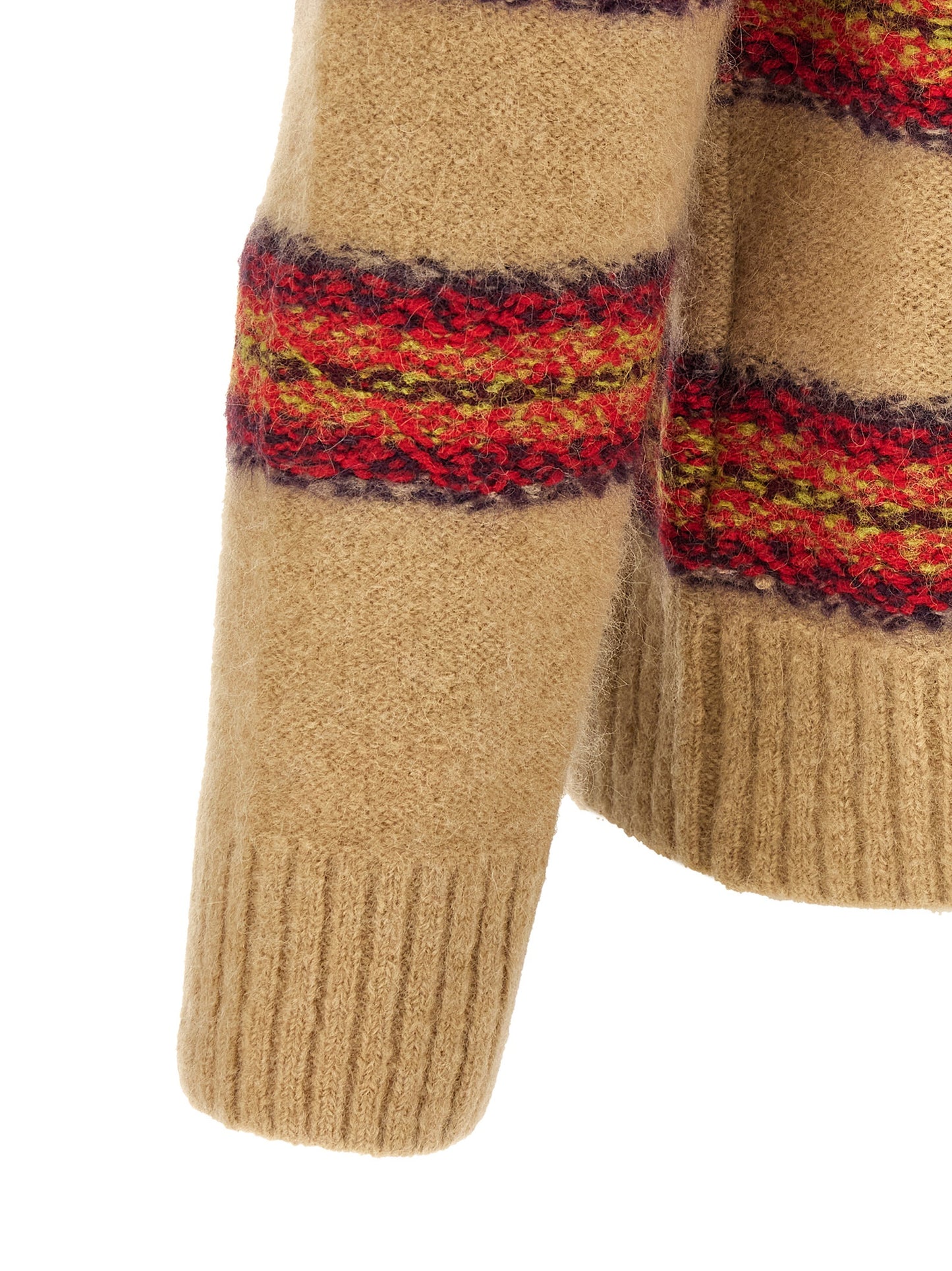 Dries Van Noten Beige Wool Cardigan