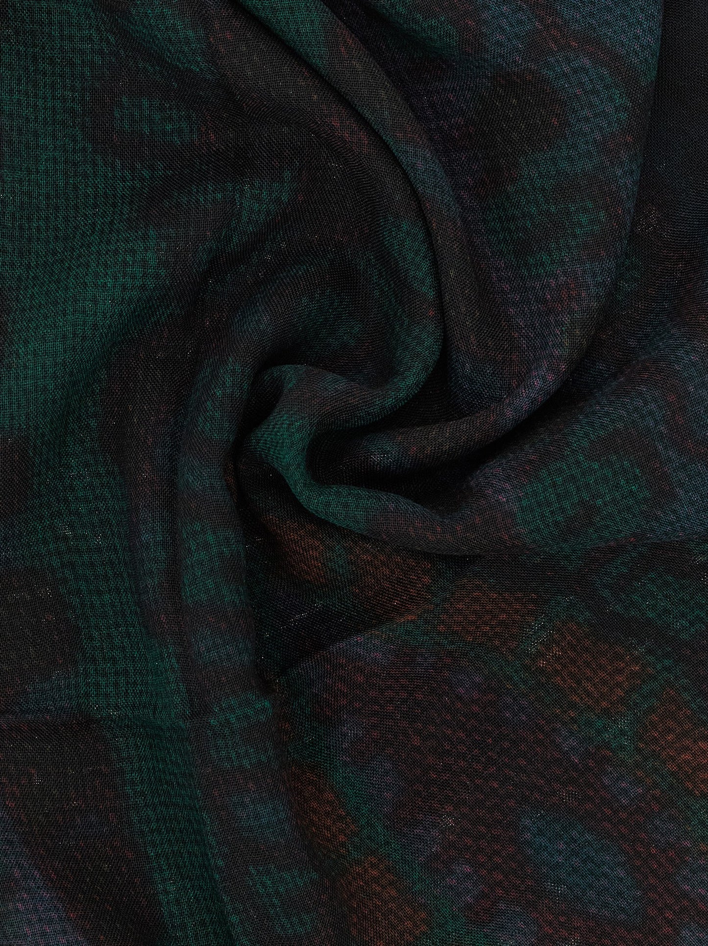 Dries Van Noten Bicolor Wool Foulard