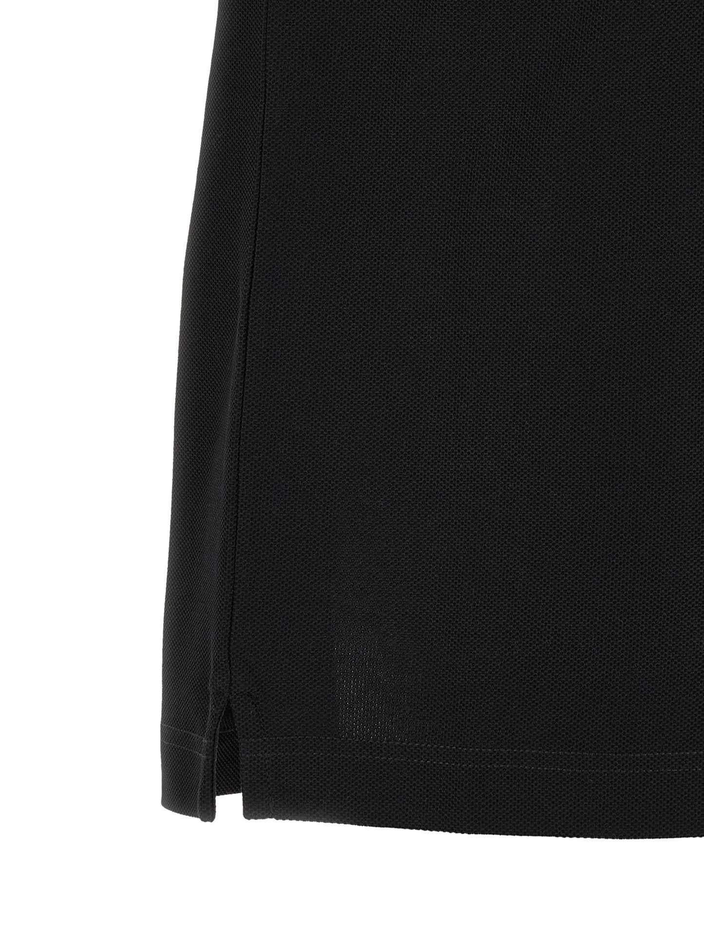 Burberry Black Cotton Polo Shirt