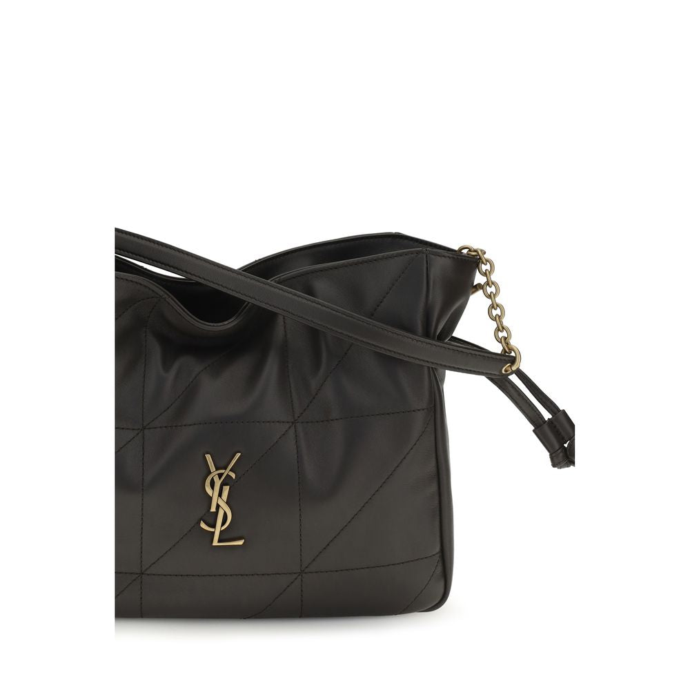 Saint Laurent Black Lamb Ovis Aries Clutch Bag