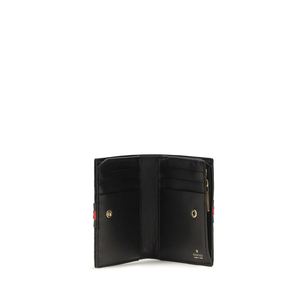 Gucci Black Calf Leather Bos Taurus Wallet