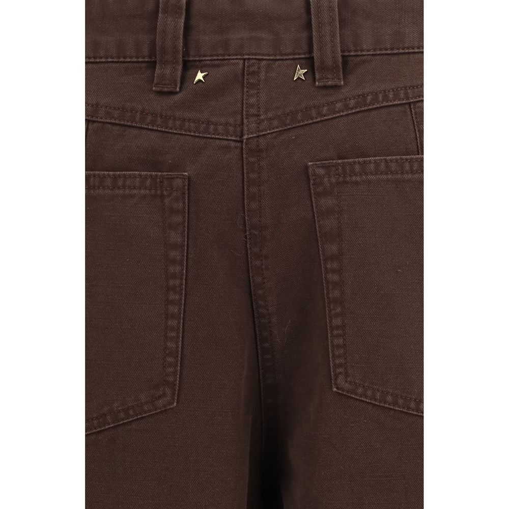 Golden Goose Brown Cotton Cargo Pants
