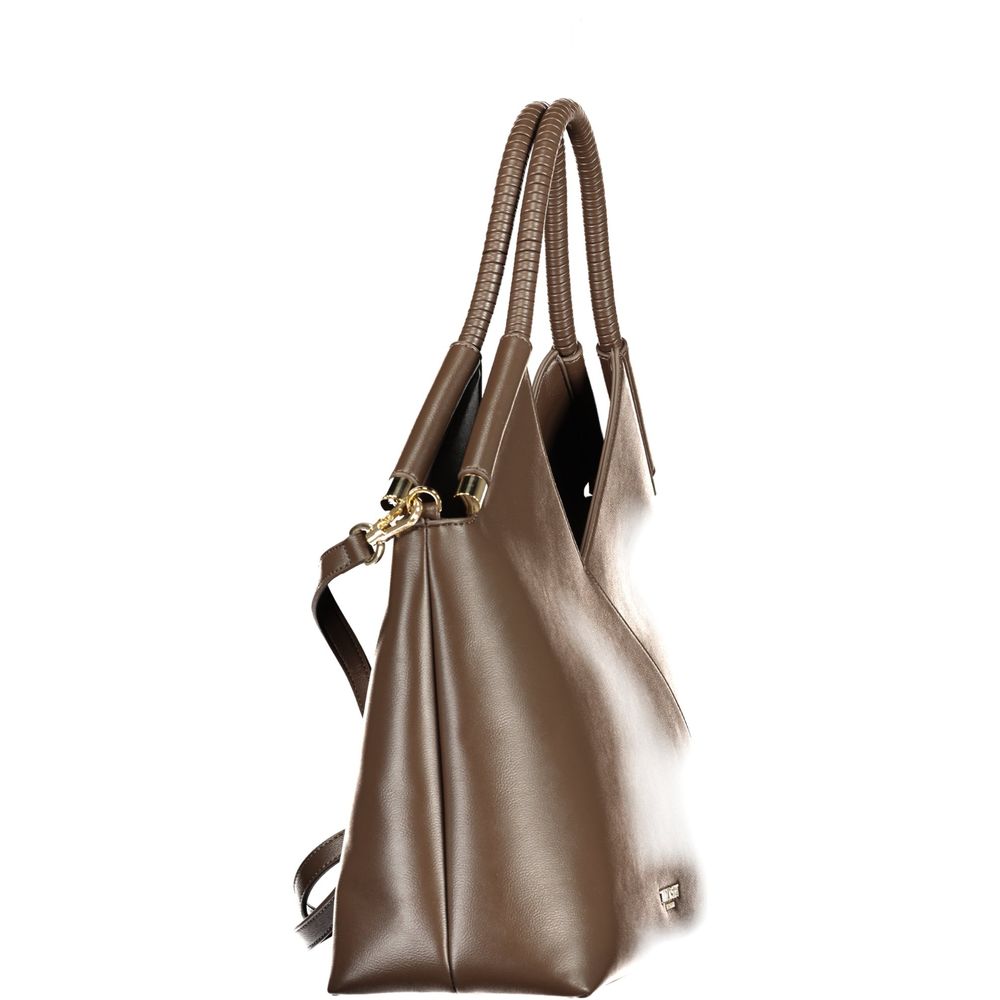 Twinset Brown Polyethylene Handbag