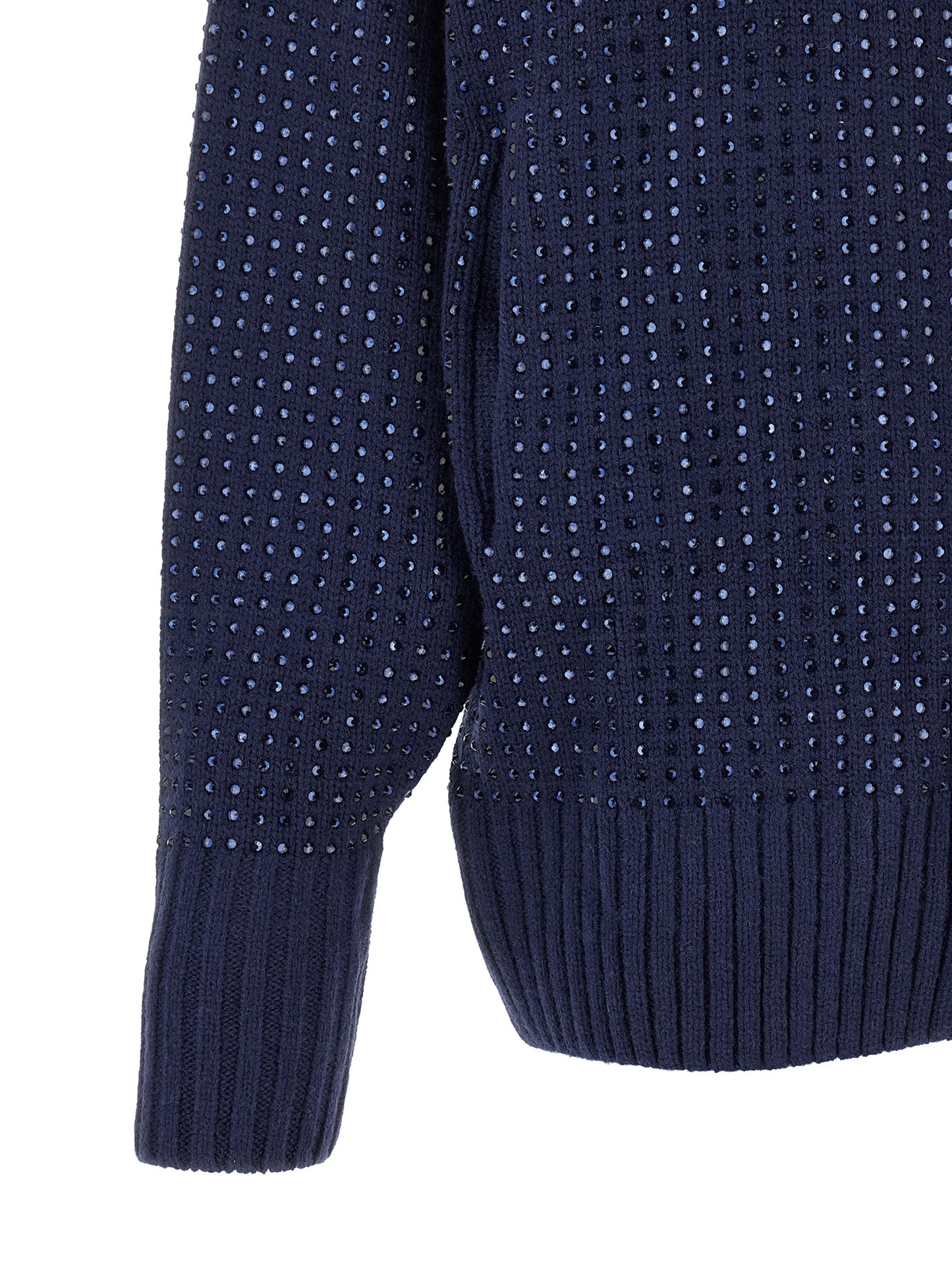 PINKO Blue Wool Cardigan