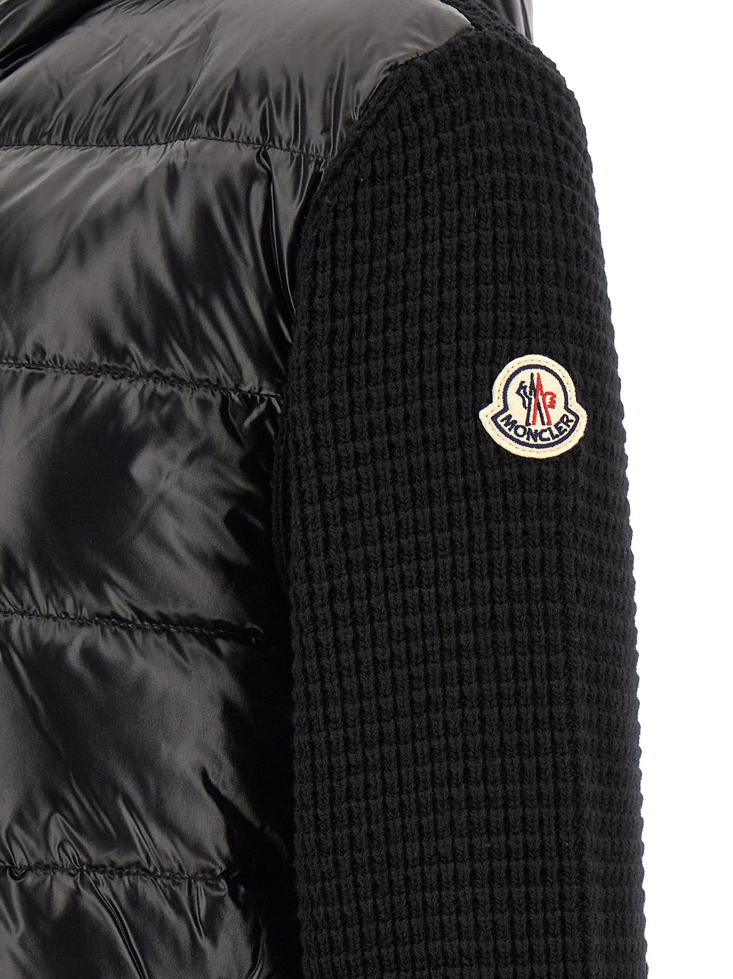 Moncler Black Polyamide Cardigan