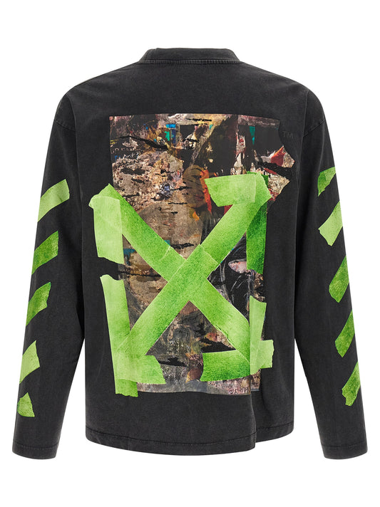 Off-White Black Cotton T-Shirt