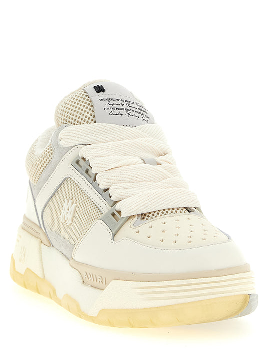 Amiri White Calfskin Chunky Sneakers