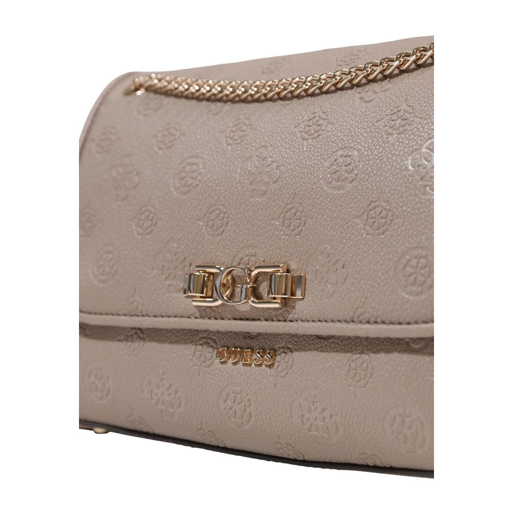 Guess Beige Polyethylene Handbag