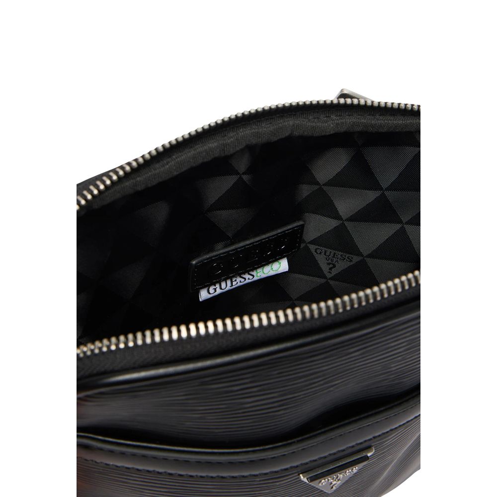 Guess Black Polyethylene Messenger Bag