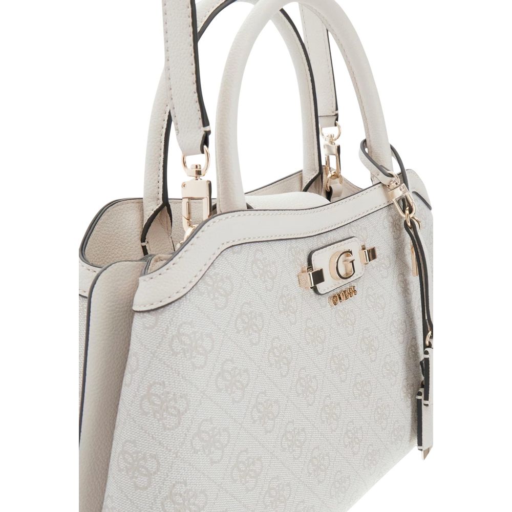 Guess White Polyethylene Handbag