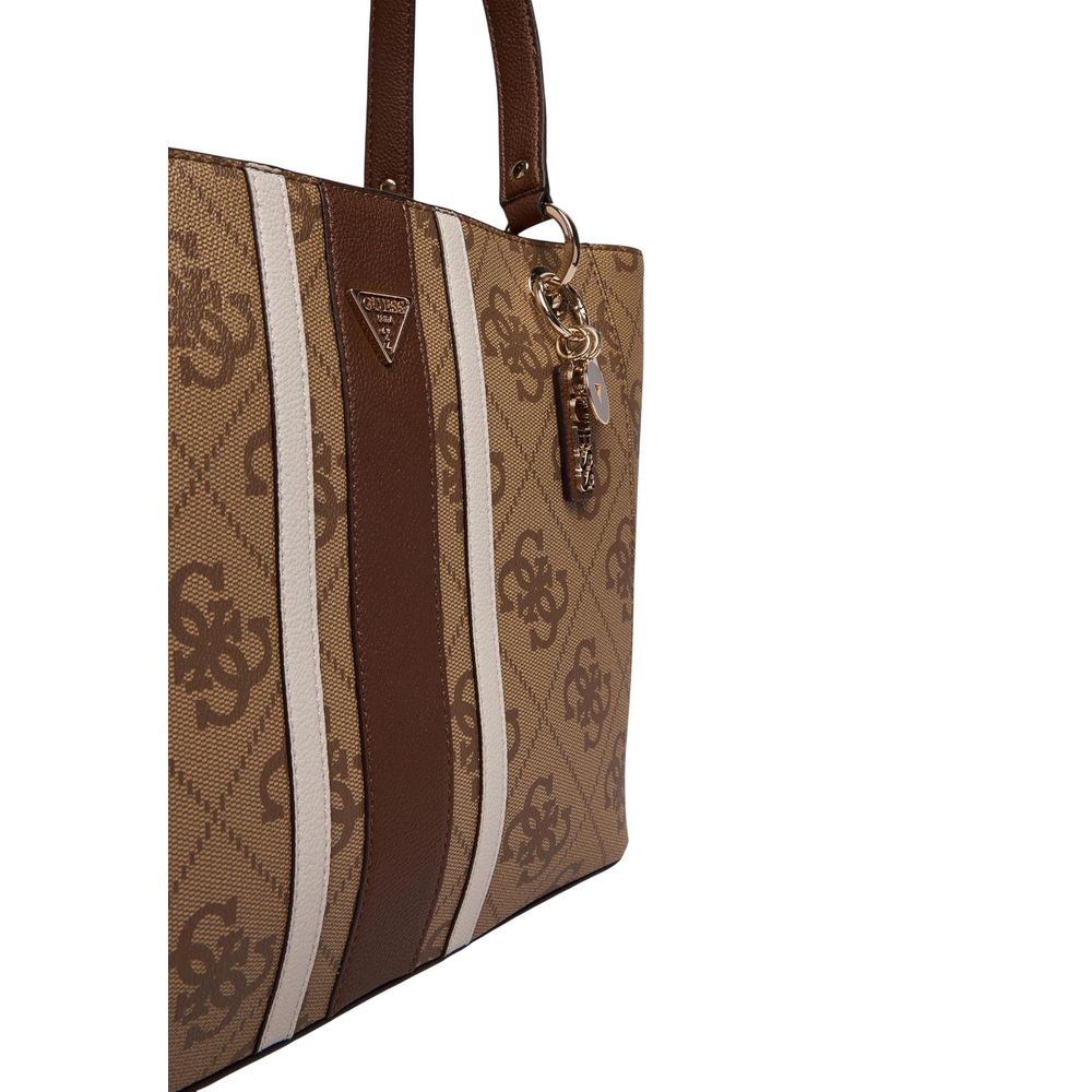 Guess Bicolor Polyethylene Handbag