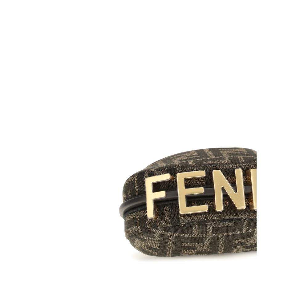 Fendi Brown Polyamide Shoulder Bag