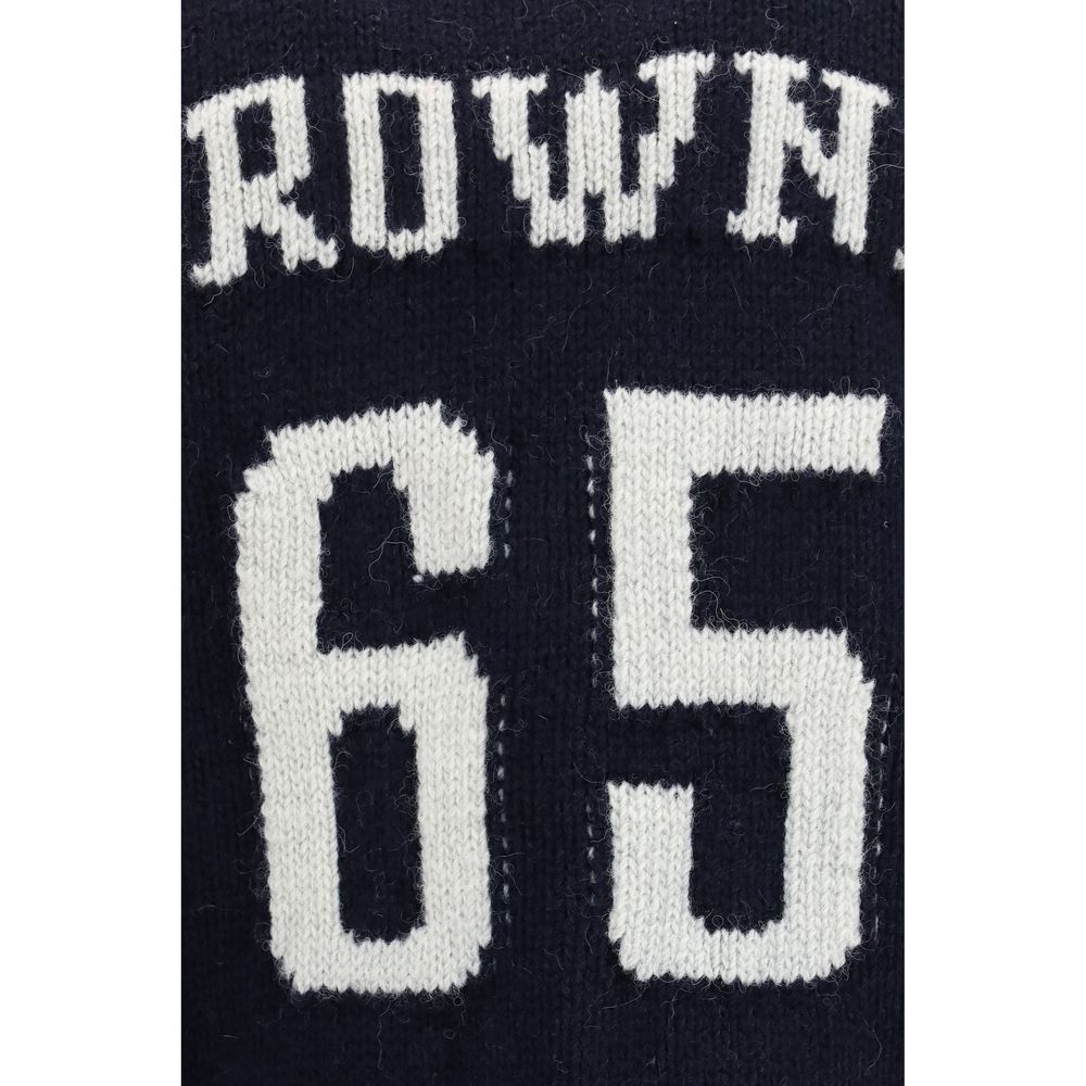 Thom Browne Blue Wool Oves Aries Cardigan