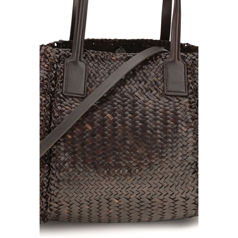 Dragon Diffusion Brown Calf Leather Bos Taurus Handbag