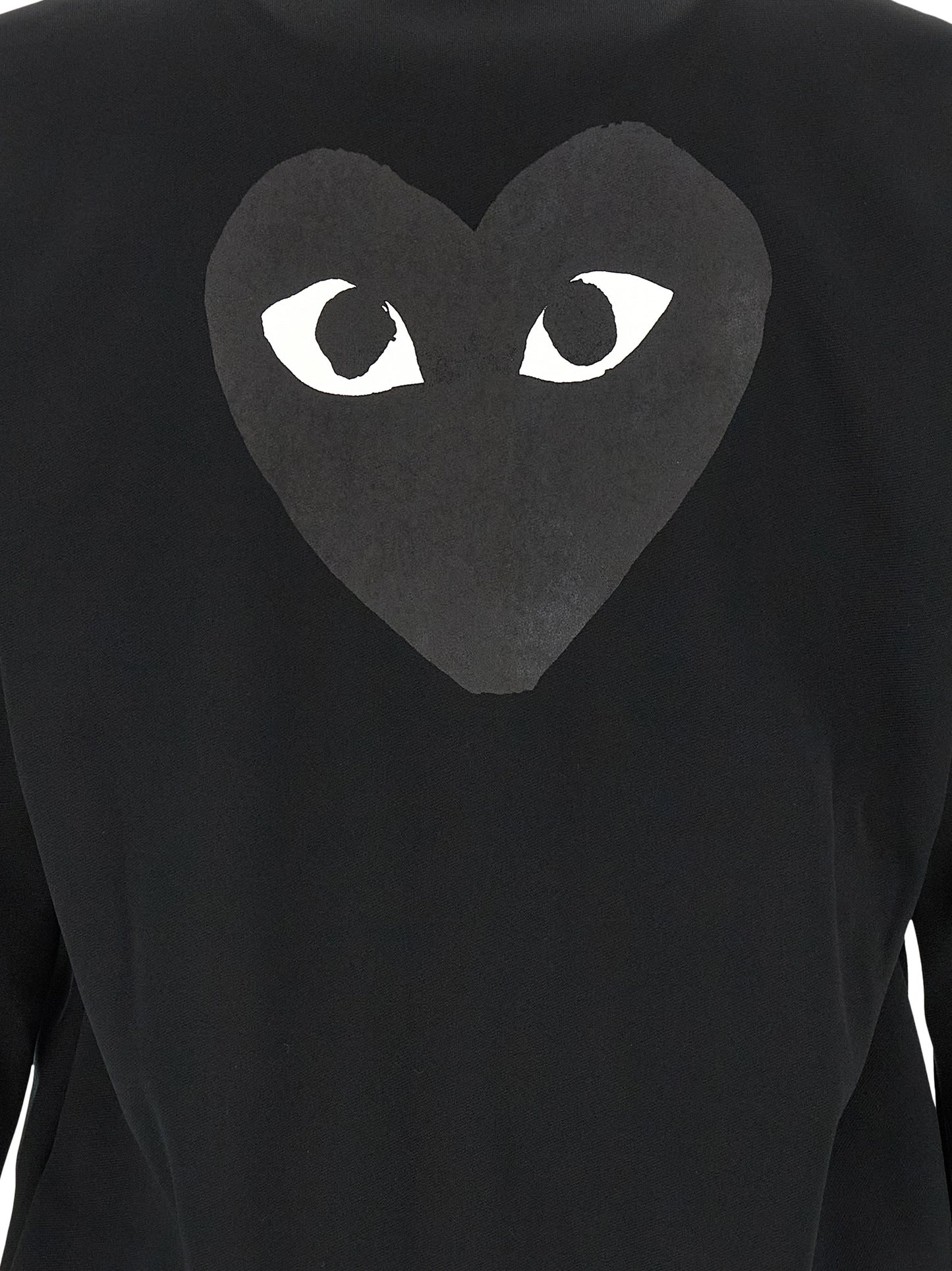 Comme Des Garçons Play Black Polyester Cardigan