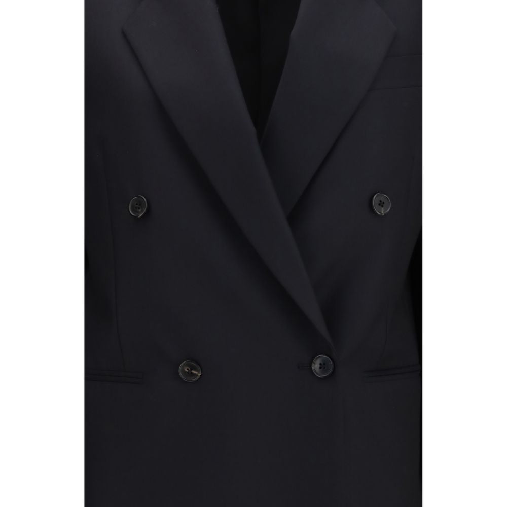 The Row Blue Wool Oves Aries Blazer