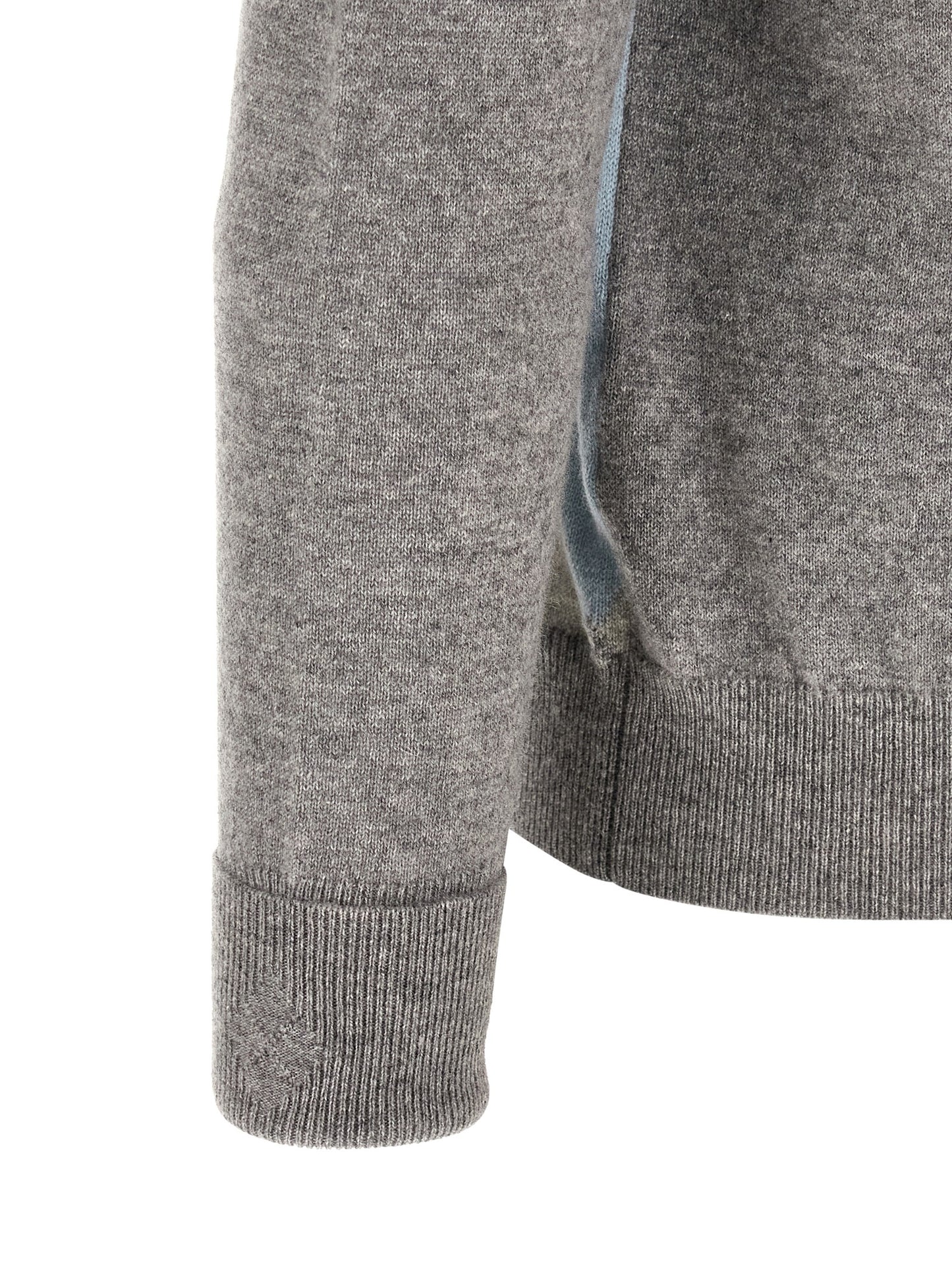 Ballantyne Gray Cashmere Cardigan