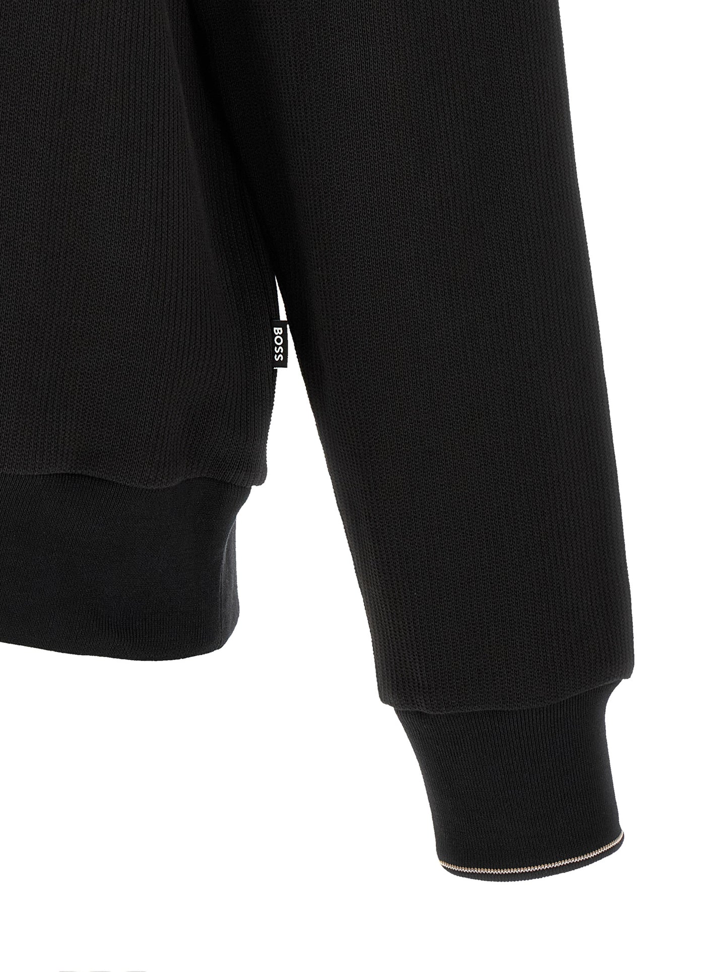 Hugo Boss Black Cotton Sweatshirt
