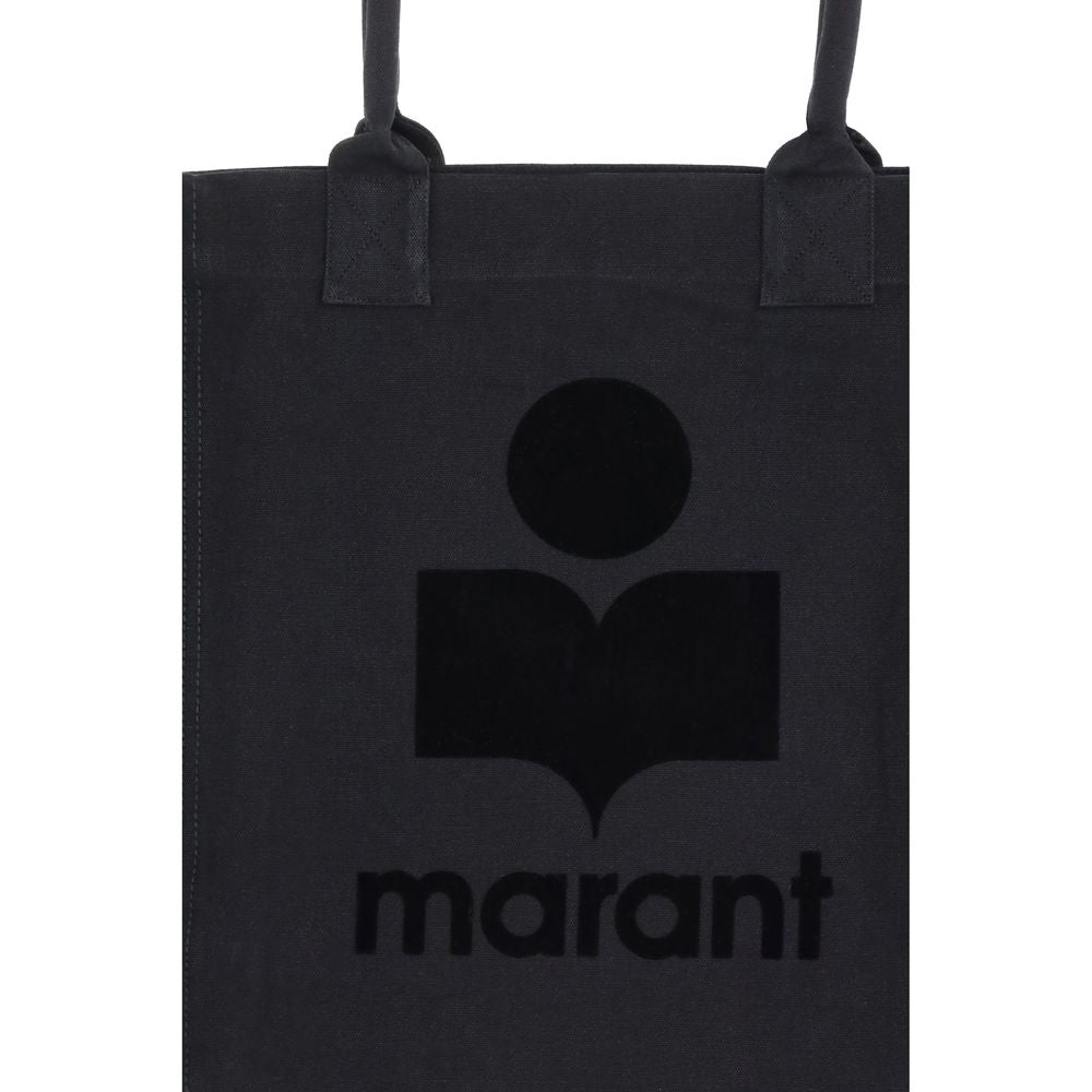 Isabel Marant Black Cotton Shoulder Bag