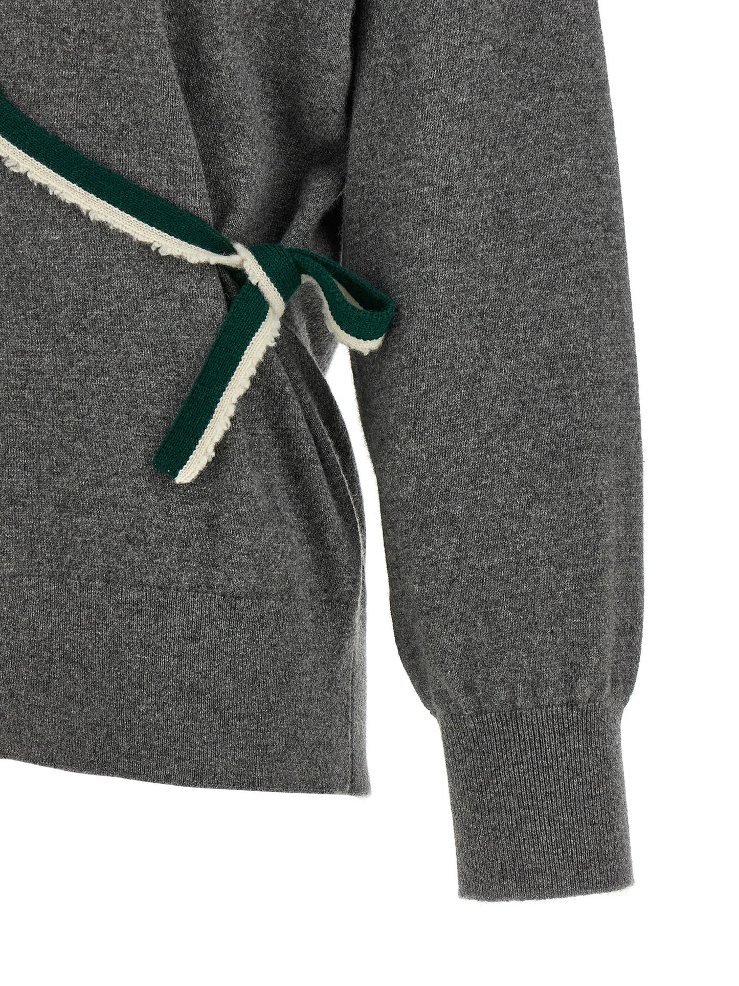 Dries Van Noten Gray Cashmere Cardigan