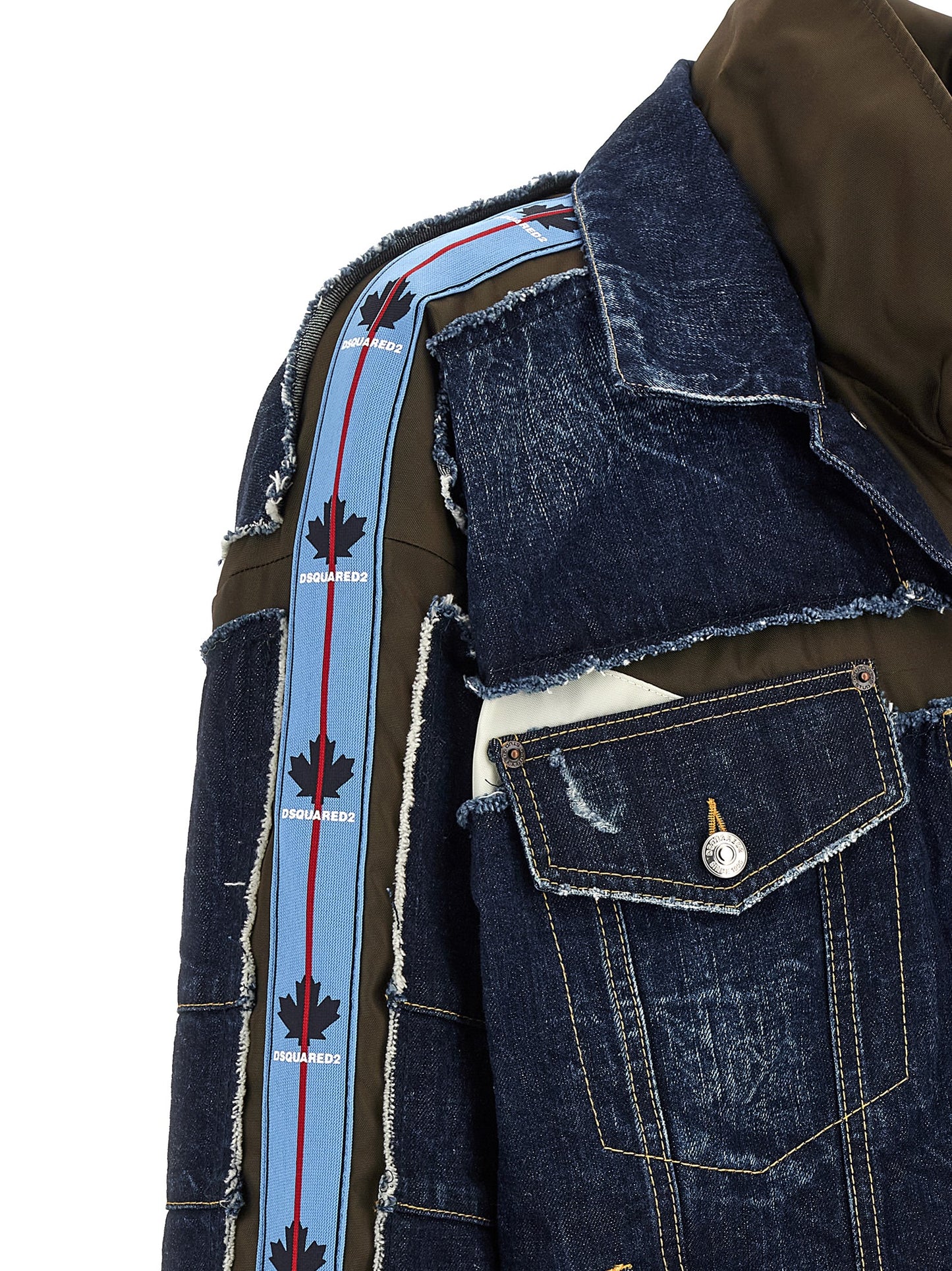 Dsquared² Blue Cotton Denim Jacket