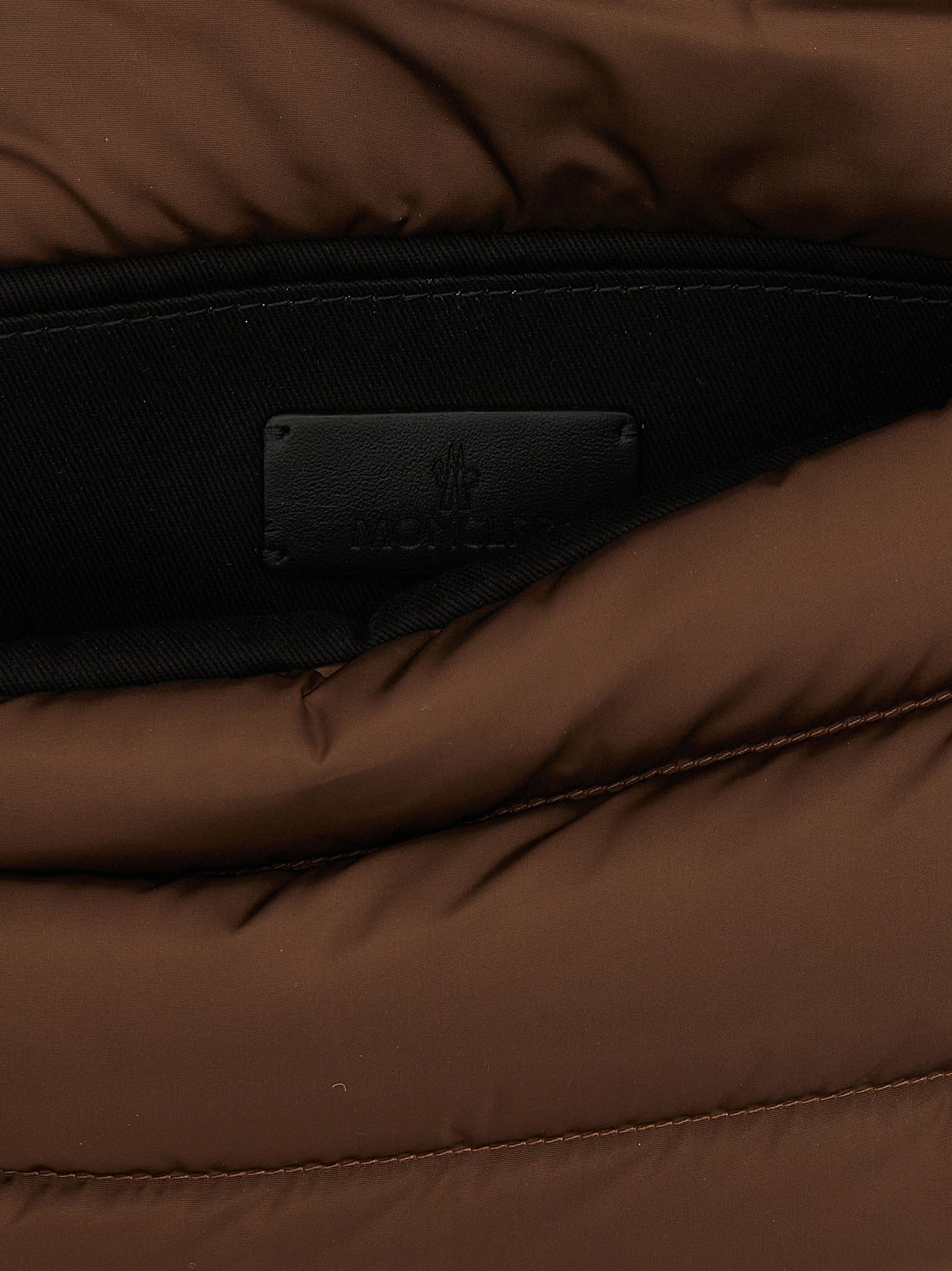 Moncler Brown Polyamide Shoulder Bag