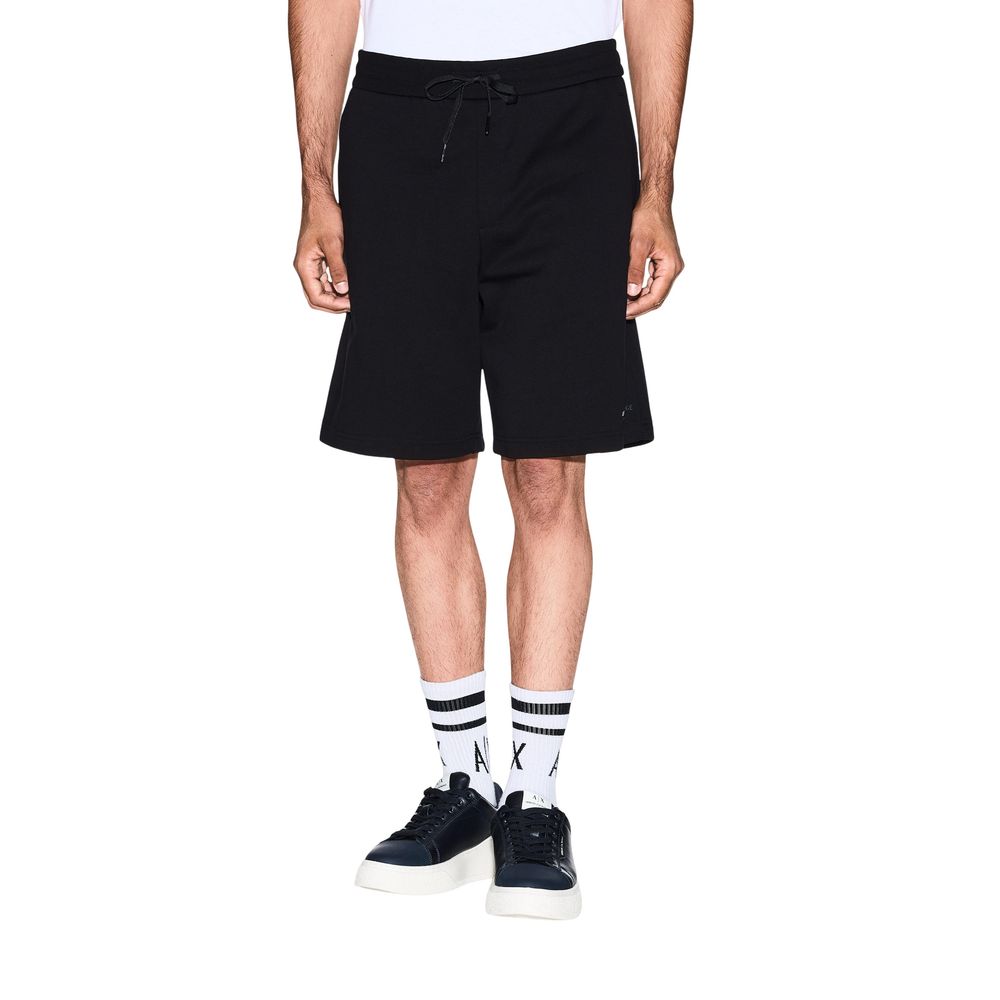 Armani Exchange Black Cotton Sportswear
