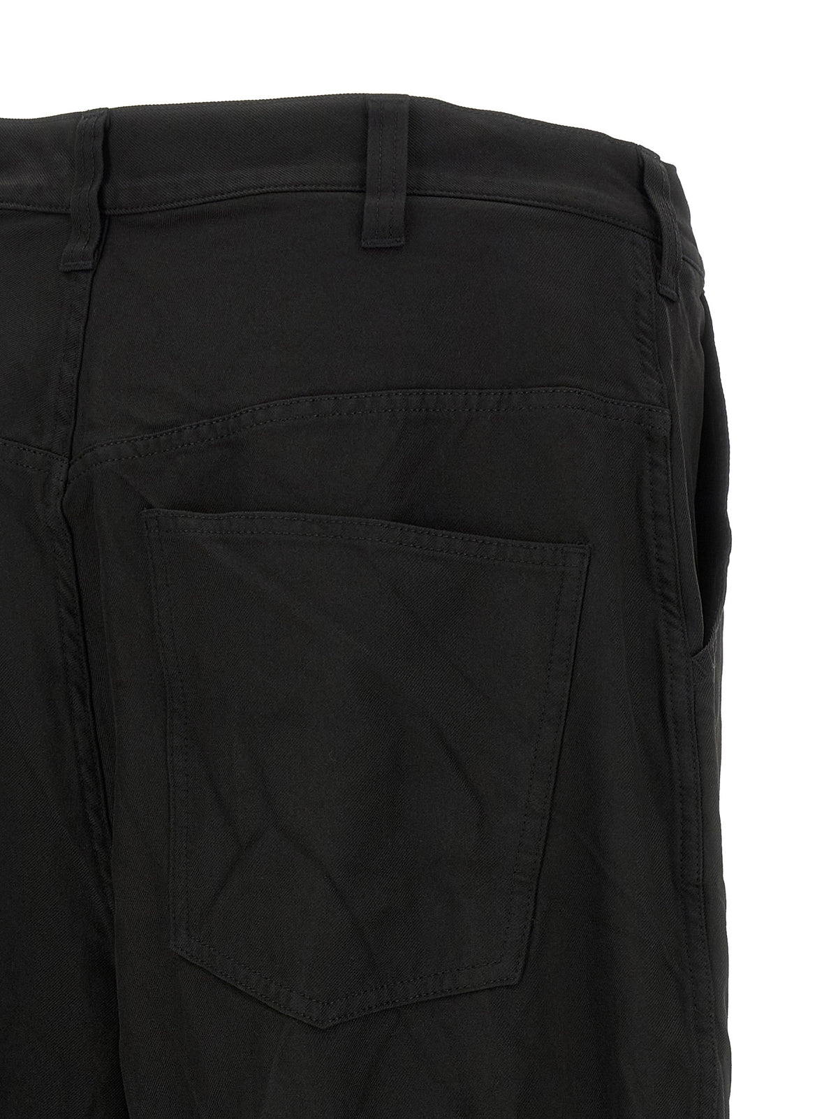 Comme Des Garçons Black Polyester Casual Pants