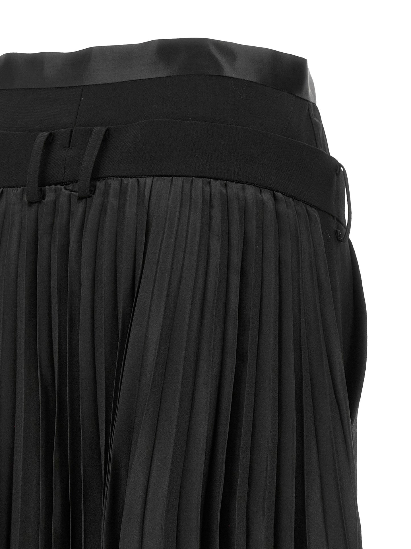 Junya Watanabe Black Wool Casual Pants