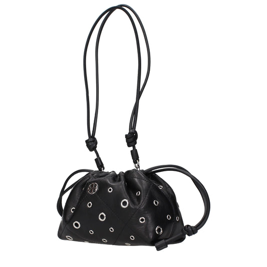 Tory Burch Black Leather Shoulder Bag