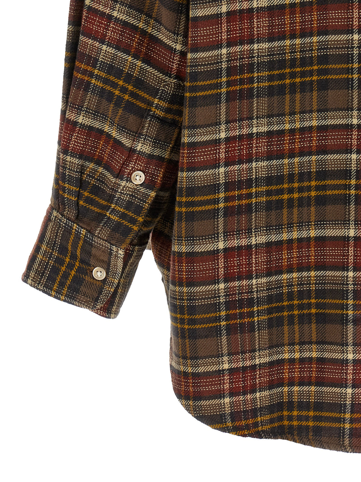R13 Brown Cotton Blouse
