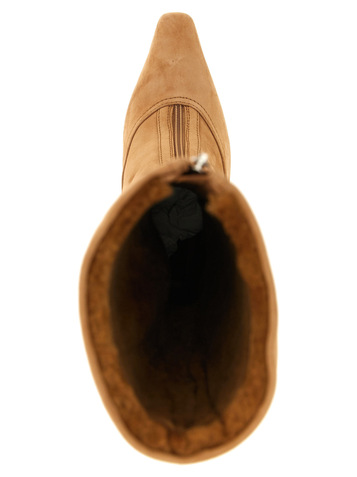 Jimmy Choo Beige Lamb Leather Over The Knee