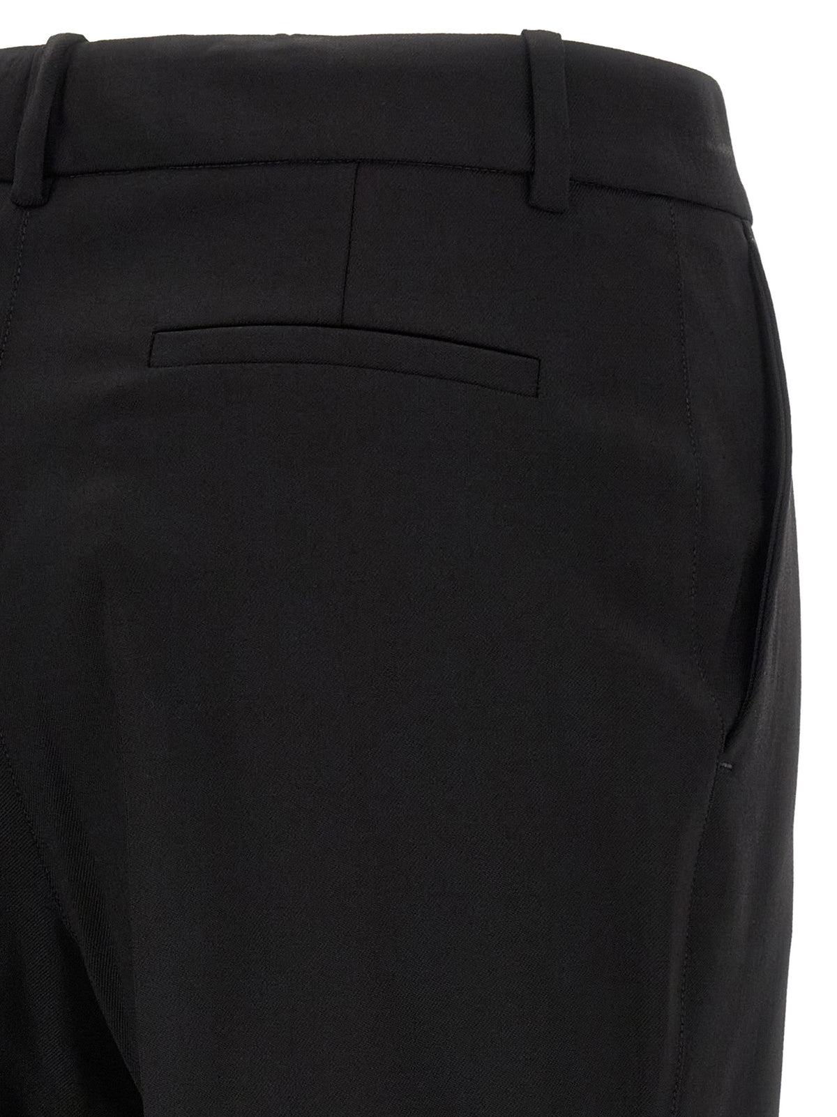 P.A.R.O.S.H. Black Virgin Wool Dress Pants
