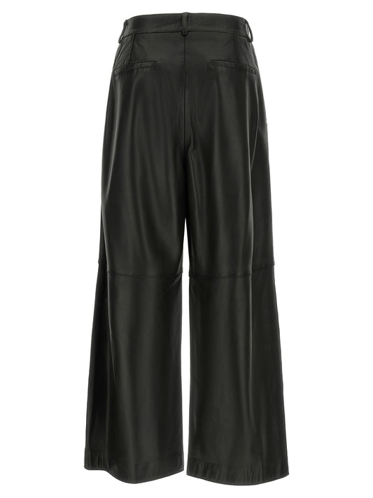 P.A.R.O.S.H. Black Leather Pants