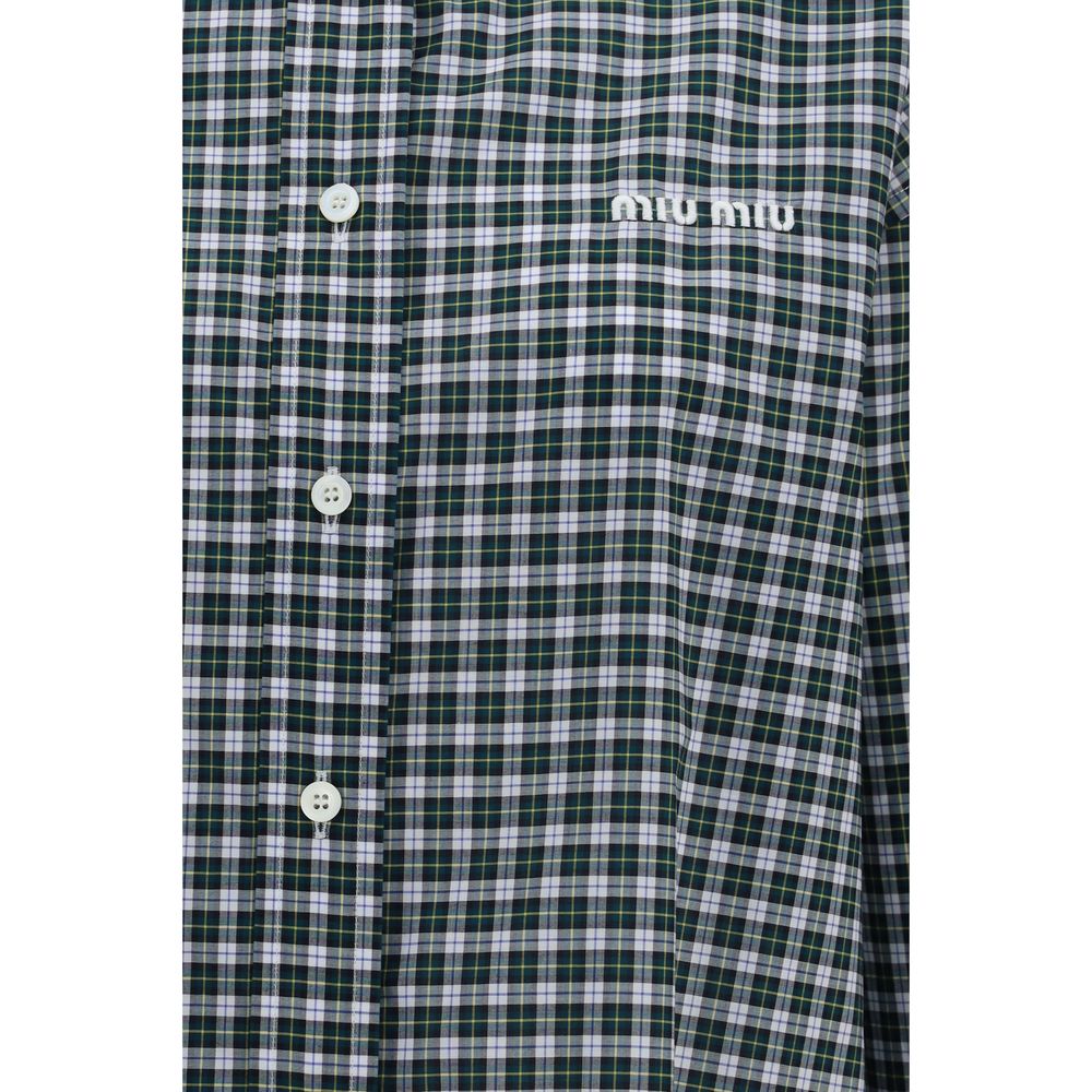 Miu Miu Bicolor Cotton Shirt