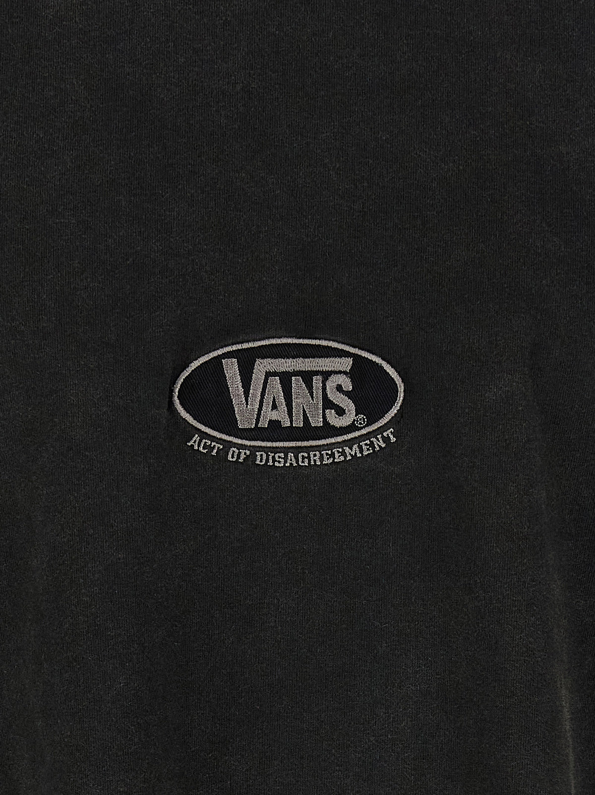 Vans Black Cotton T-Shirt