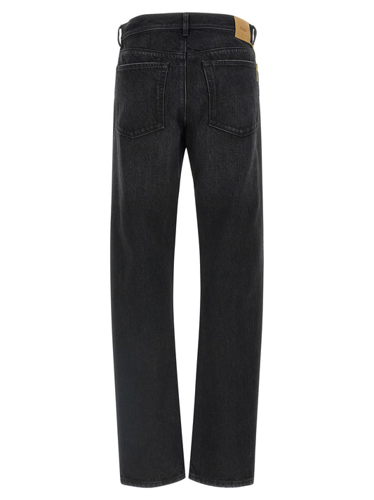 Fendi Black Cotton Jeans Denim
