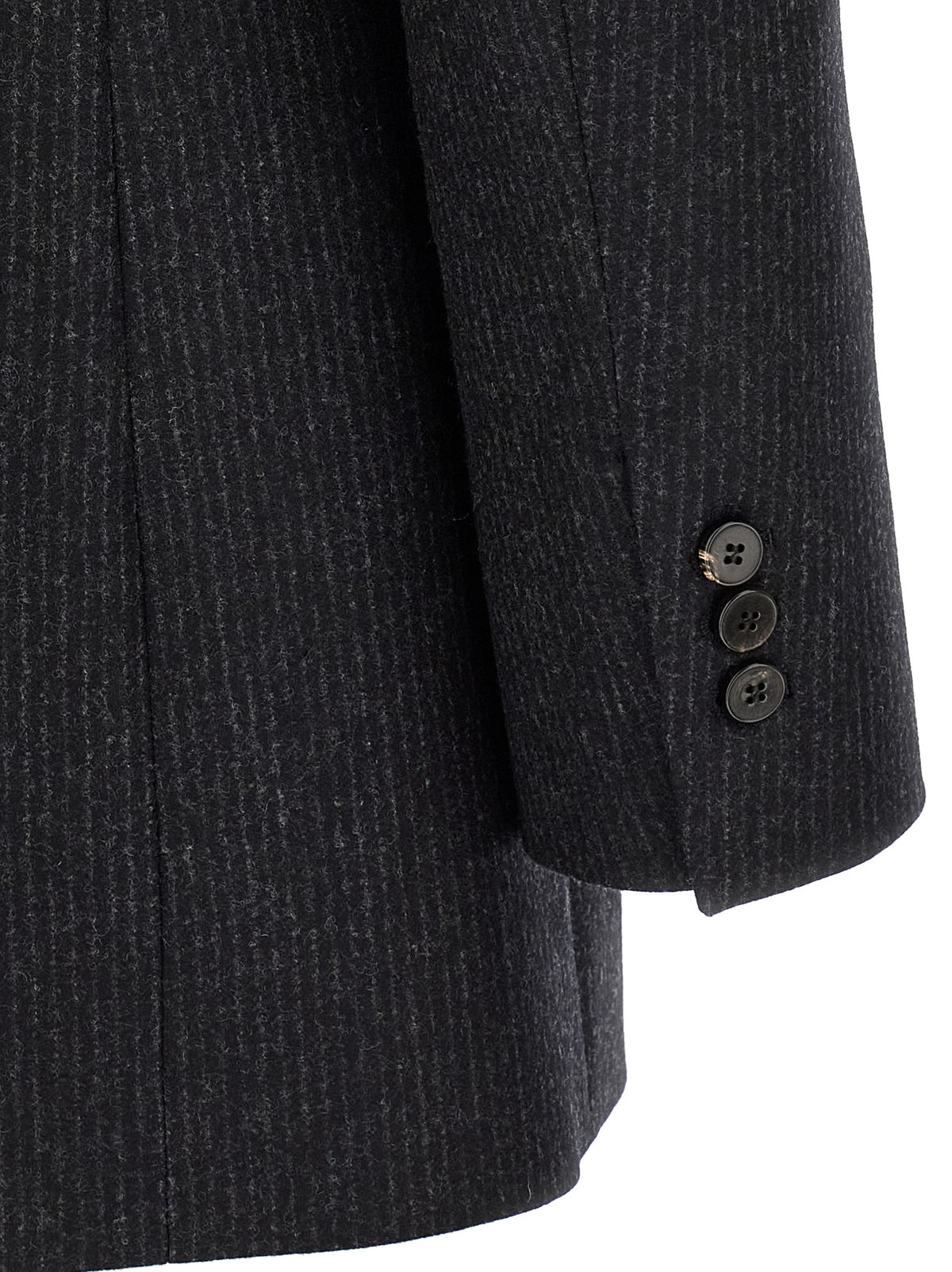 Alberto Biani Gray Wool Blazer