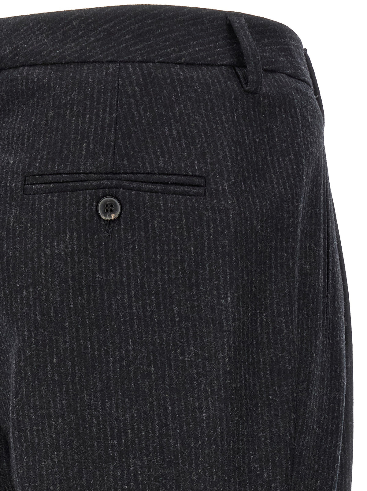 Alberto Biani Gray Wool Casual Pants