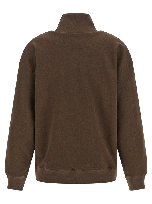 Maison Kitsuné Brown Organic Cotton Sweatshirt