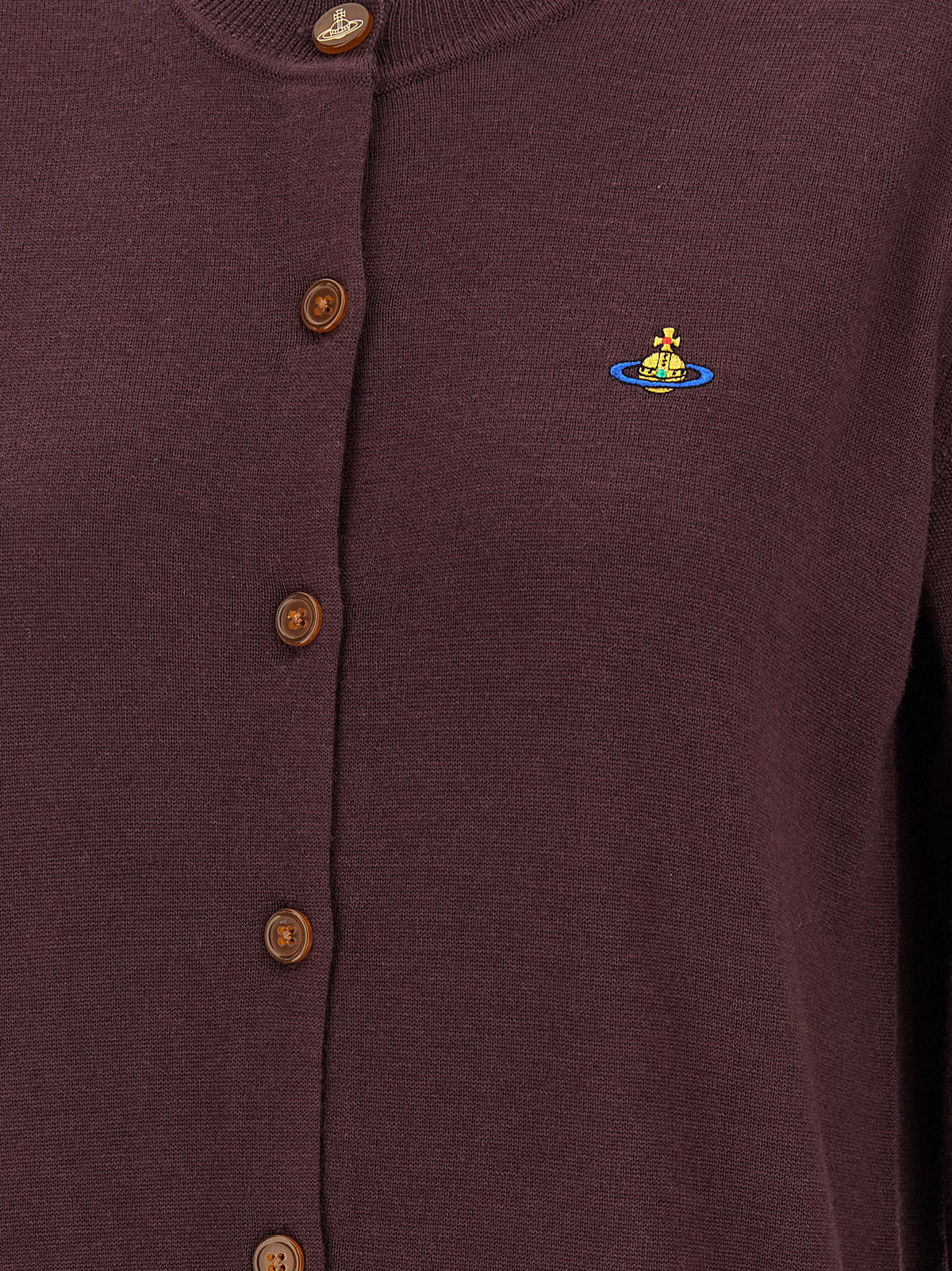 Vivienne Westwood Bordeaux Wool Cardigan