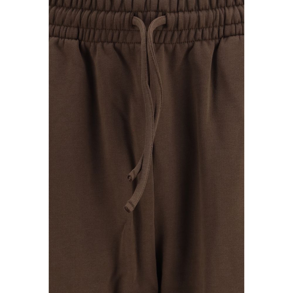 Palm Angels Brown Cotton Joggers (Workout Pants)