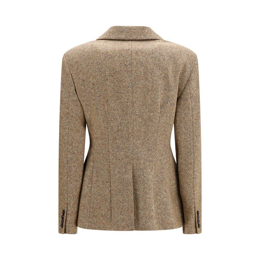 Brunello Cucinelli Beige Wool Oves Aries Full-Length Jacket