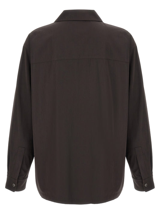 Lemaire Brown Wool Blouse