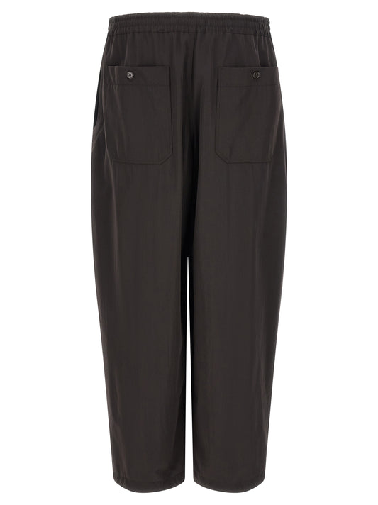 Lemaire Brown Wool Joggers (Workout Pants)